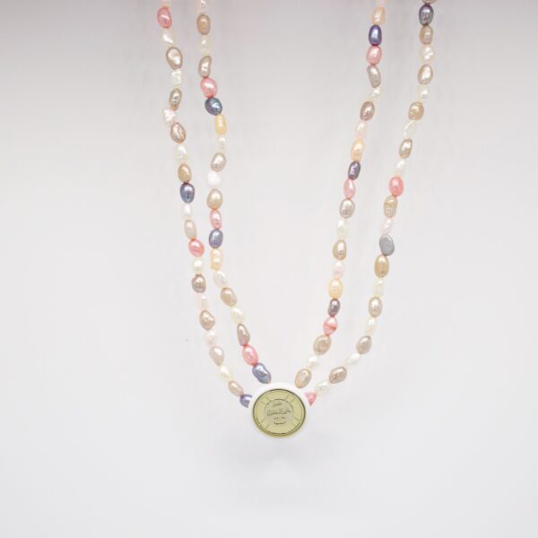 Margaux Pink Pearl Necklace